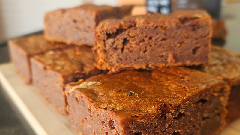 Chocolate & Pumpkin Brownies